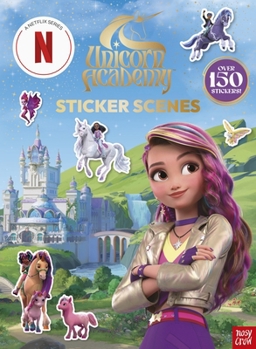 Paperback Unicorn Academy: Sticker Scenes Book