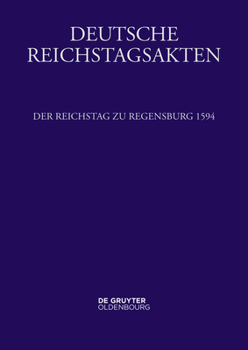 Hardcover Der Reichstag Zu Regensburg 1594 [German] Book