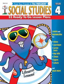 Paperback Lifesaver Lessons: Social Studies (From Your Friends At The Mailbox, Grade 4) Book