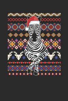Ugly Christmas Sweater - Zebra: Dotted Bullet Notebook – Christmas Gift for Kids, Women, Men Girls And Boys
