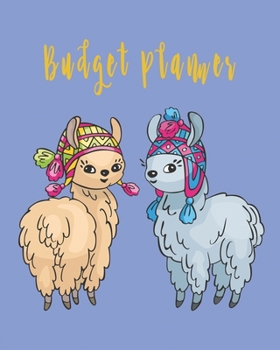 Paperback Cute Bohemian Llama Couple Budget Planner: The Well Designed Financial Planner that will Wisely Help You Manage Your Budget for Animal Lovers Book