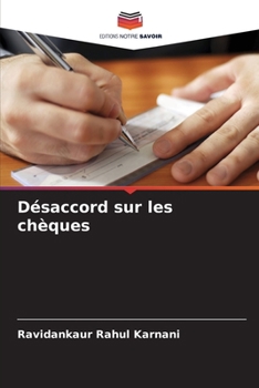 Paperback Désaccord sur les chèques [French] Book
