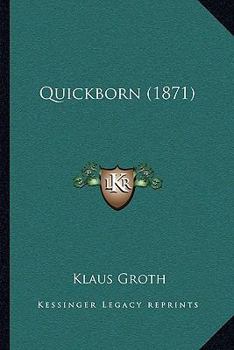 Paperback Quickborn (1871) Book