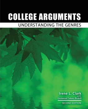 Paperback College Arguments: Understanding the Genres Book