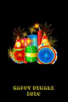 Happy Diwali 2019: Thoughtful Diwali Gift, Lined Blank Notebook, Mandala Back Cover, 6 x 9, 120 White Color Pages, Matte Finish Cover