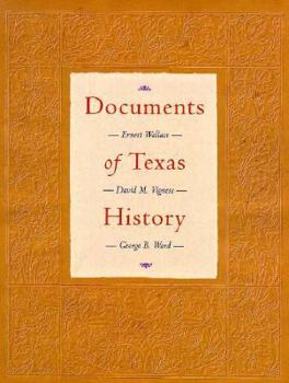 Paperback Documents of Texas History Book