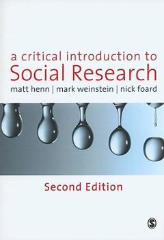 Paperback A Critical Introduction to Social Research Book