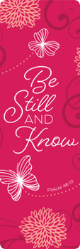 Imitation Leather Be Still and Know Bookmark Book
