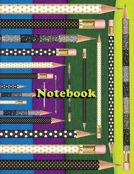 Notebook: Pencils Kingdom 12 Notebook; Lined Notebook Journal, Ruled notebook college - 120 Pages - Large (8.5 x 11 inches)