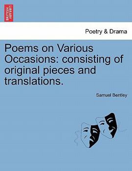 Paperback Poems on Various Occasions: Consisting of Original Pieces and Translations. Book