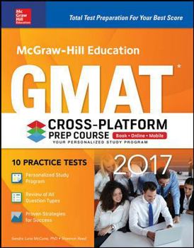 Paperback McGraw-Hill Education GMAT: Cross-Platform Prep Course Book