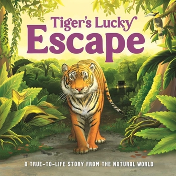 Board book Tiger's Lucky Escape: A True-To-Life Story from the Natural World, Ages 5 & Up Book