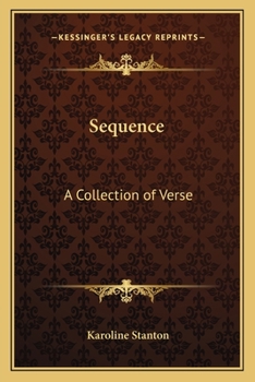 Paperback Sequence: A Collection of Verse Book