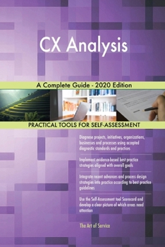 Paperback CX Analysis A Complete Guide - 2020 Edition Book
