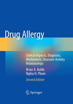 Paperback Drug Allergy: Clinical Aspects, Diagnosis, Mechanisms, Structure-Activity Relationships Book