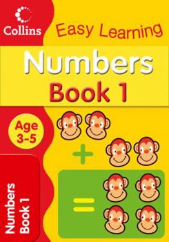 Paperback Numbers Age 3-5: Book 1 Book