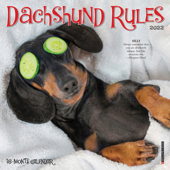 Calendar Dachshund Rules 2022 Mini Wall Calendar (Dog Breed) Book