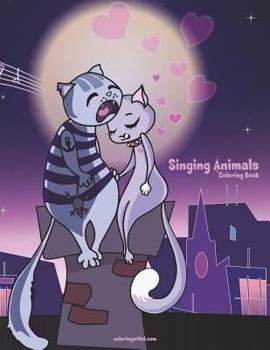 Paperback Singing Animals Coloring Book 1 Book