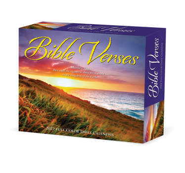 Calendar Bible Verses and Psalms 2022 Box Calendar, Daily Desktop Book