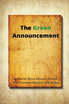 Paperback The Green Announcement Book