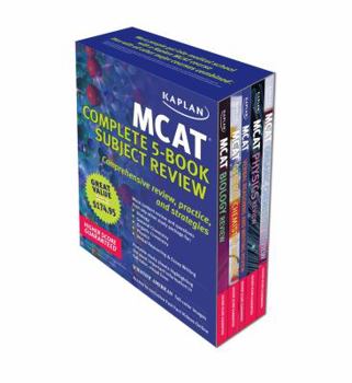 Paperback Kaplan MCAT Review: Complete 5-Book Series Book