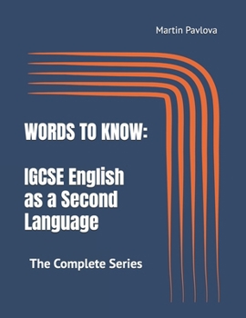 Paperback Words to Know: IGCSE English as a Second Language: The Complete Series (Volumes 1 - 3) Book