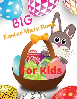 Paperback Hop Into Easter Fun: A Giant Maze Puzzle Book for Kids Age 5 Book