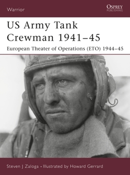 Paperback US Army Tank Crewman 1941-45: European Theater of Operations (Eto) 1944-45 Book