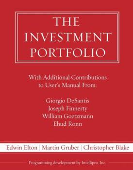 Paperback The Investment Portfolio User's Manual Book