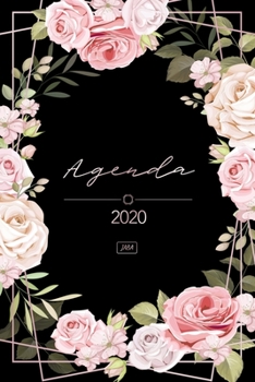 Paperback Agenda 2020: Agenda Settimanale 2020 - Quaderno, Journalier, Agende, Office, Agenda Giornaliera e Calendario 2020 [Italian] Book