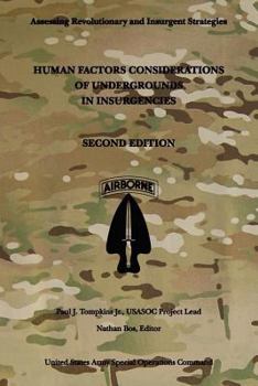 Paperback Human Factors Considerations of Undergrounds in Insurgencies: Second Edition Book