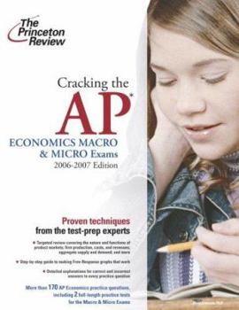 Paperback Cracking the AP Economics Macro & Micro Exams Book
