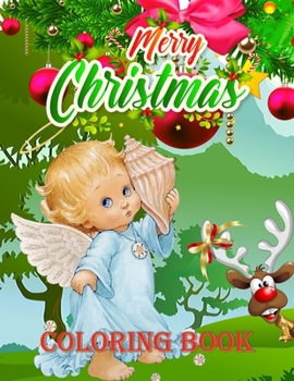 Paperback Merry Christmas Coloring Book: An Adult Coloring Book with Fun, Easy, and Relaxing Designs.And New and Expanded Editions, 100 Unique Designs, Ornamen Book