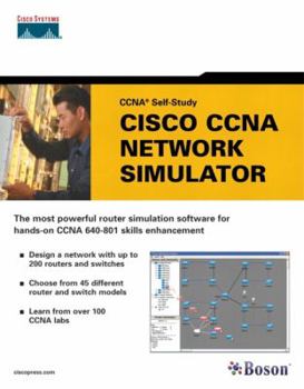 CD-ROM Cisco CCNA Network Simulator: CCNA Self-Study Book