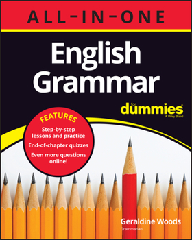 Paperback English Grammar All-In-One for Dummies (+ Chapter Quizzes Online) Book