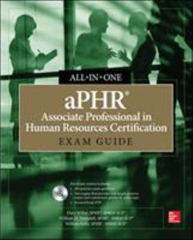 Paperback aPHR Associate Professional in Human Resources Certification All-In-One Exam Guide [With CDROM] Book