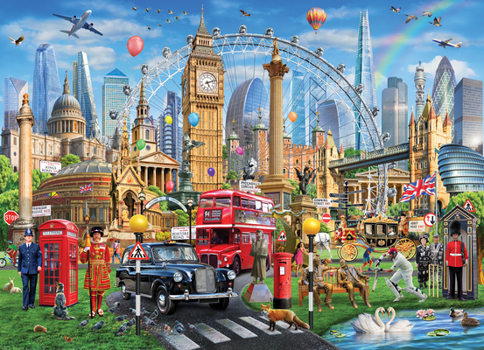 Misc. London 500 Piece Jigsaw Puzzle Book