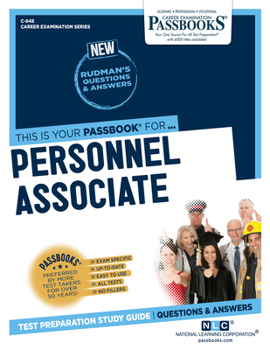 Paperback Personnel Associate (C-648): Passbooks Study Guide Volume 648 Book