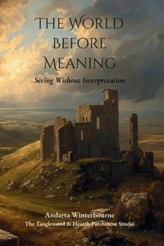 Paperback The World Before Meaning: Seeing Without Interpretation Book