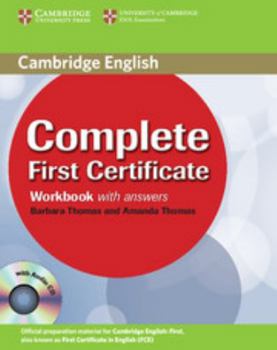 Paperback Complete First Certificate Workbook with Answers [With CDROM] Book