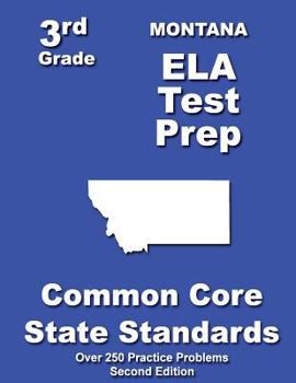 Paperback Montana 3rd Grade ELA Test Prep: Common Core Learning Standards Book