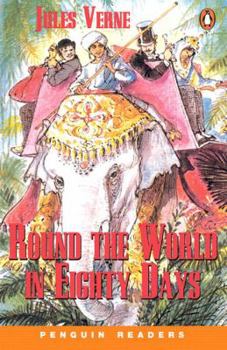 Paperback Round the World in Eighty Days (Penguin Readers, Level 2) Book