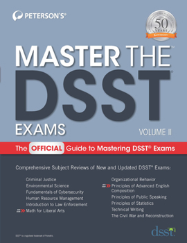 Paperback Master the Dsst Exams Volume II Book