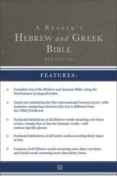 Hardcover A Reader's Hebrew and Greek Bible: Second Edition Book