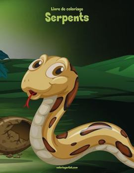 Paperback Livre de coloriage Serpents 1 [French] Book