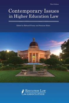 Hardcover Contemporary Issues in Higher Education Law Book