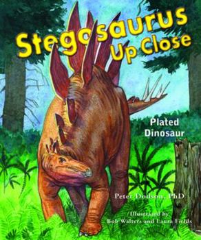 Library Binding Stegosaurus Up Close: Plated Dinosaur Book