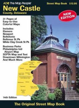 Paperback New Castle County, Delaware Street Map Book