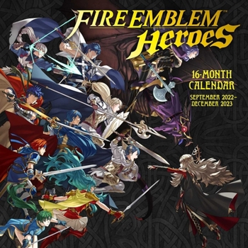 Calendar Fire Emblem 16-Month September 2022-December 2023 Wall Calendar Book