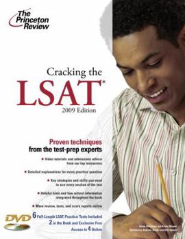 Paperback Cracking the LSAT [With DVD] Book